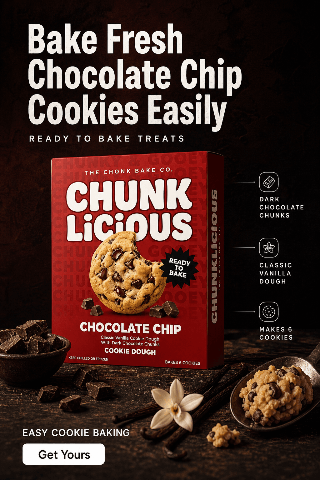 AI-generated food and beverage product photo example