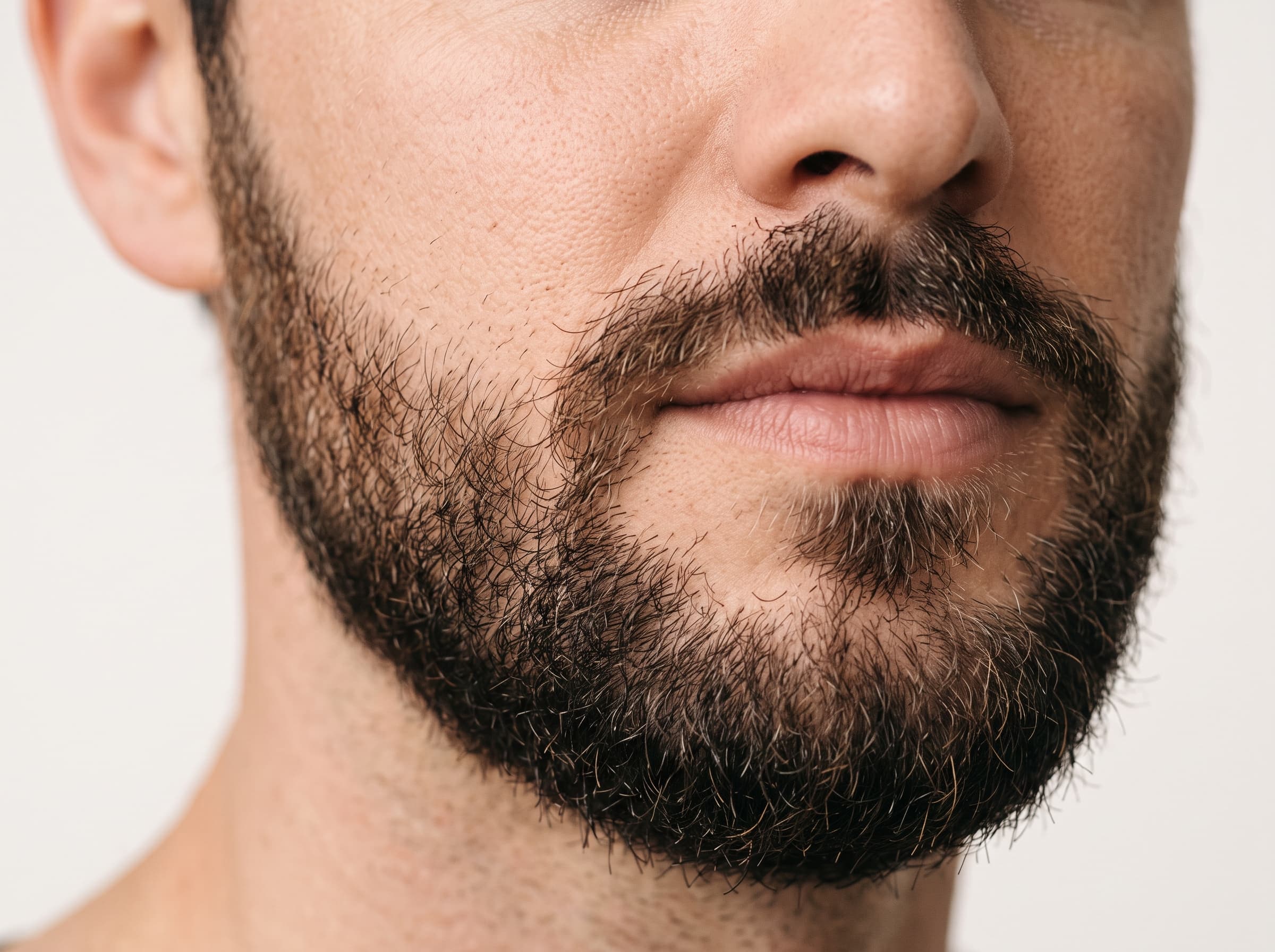 AI influencer with a neat short beard