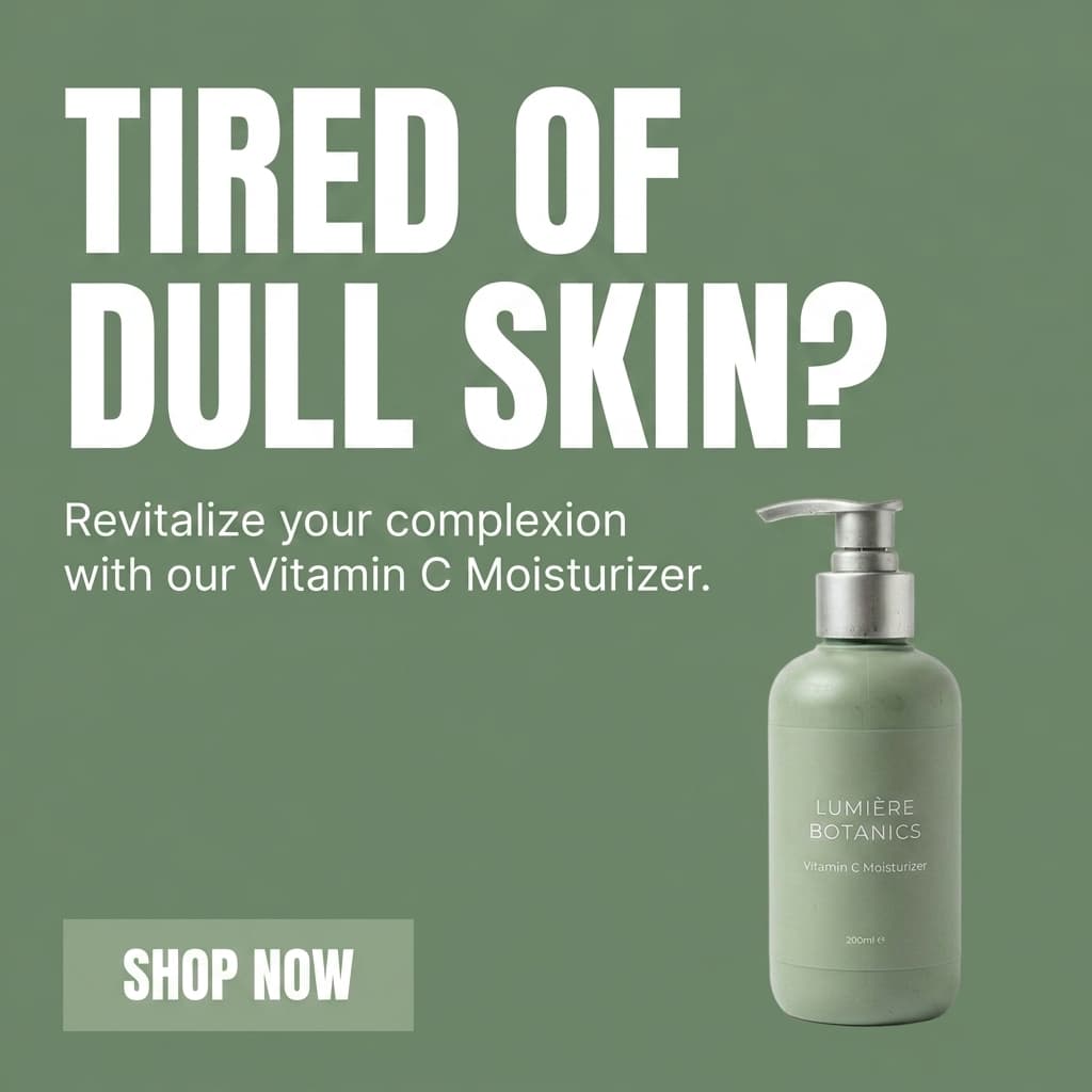 AI-generated ad creative for cosmetics product