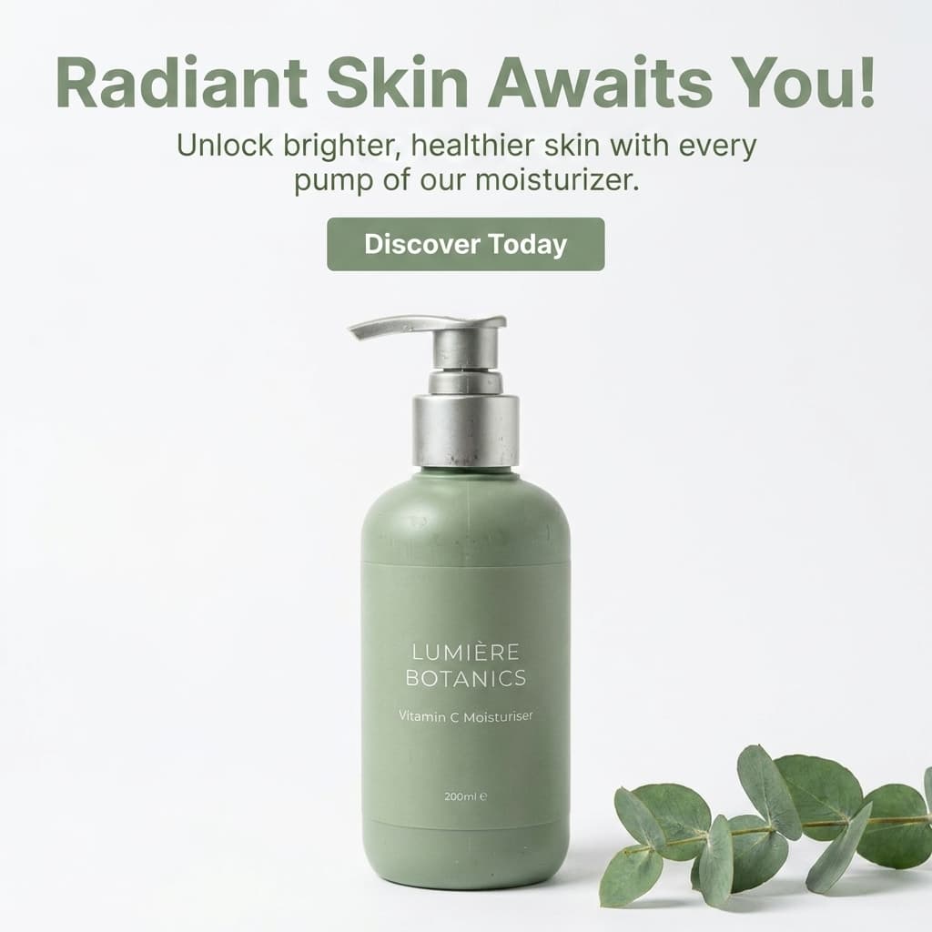 AI-generated ad creative for cosmetics product