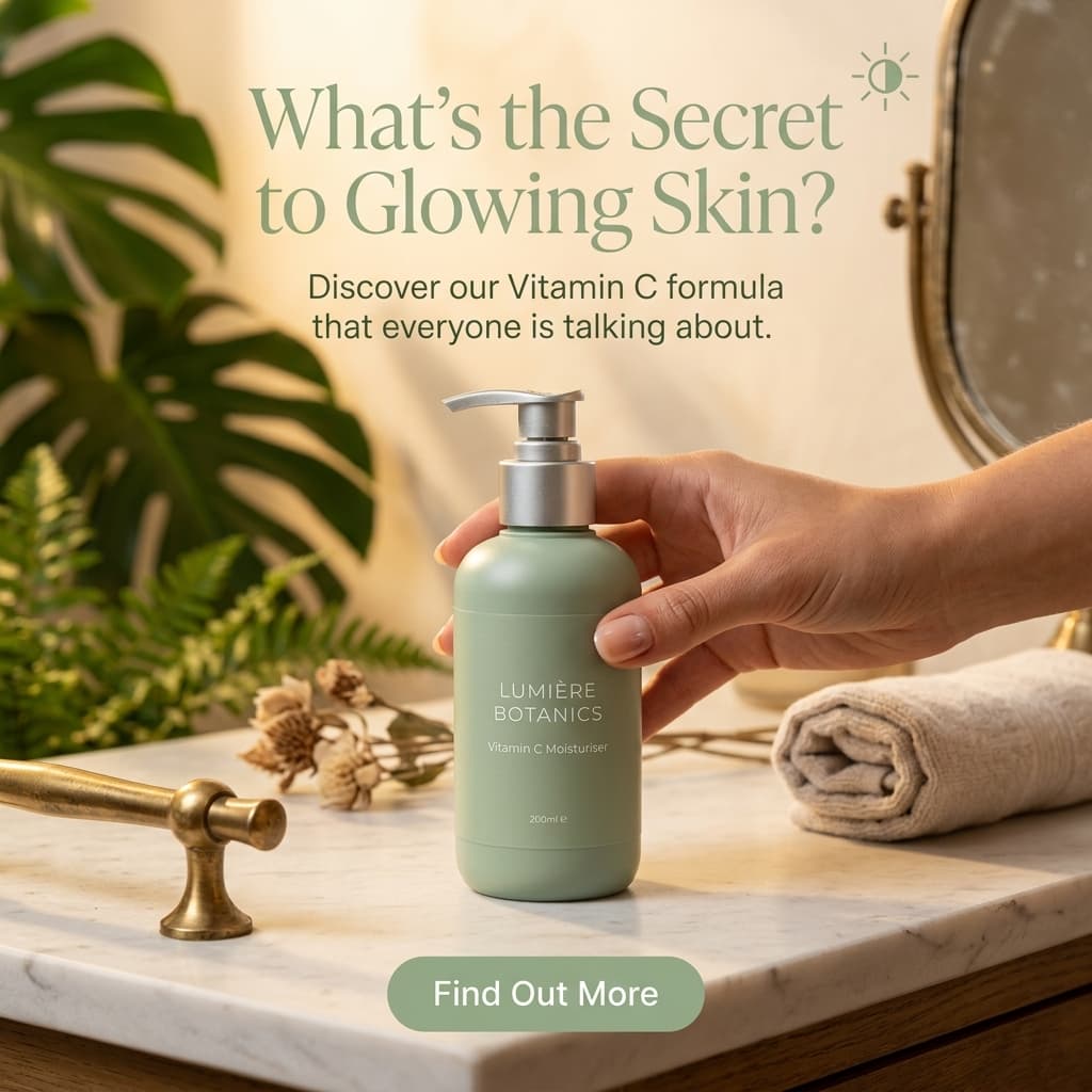 AI-generated ad creative for cosmetics product