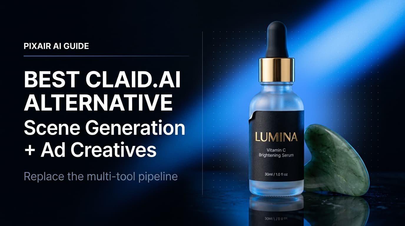 Best Claid.ai Alternative: Scene Generation and Ad Creatives, Not Just Image Enhancement