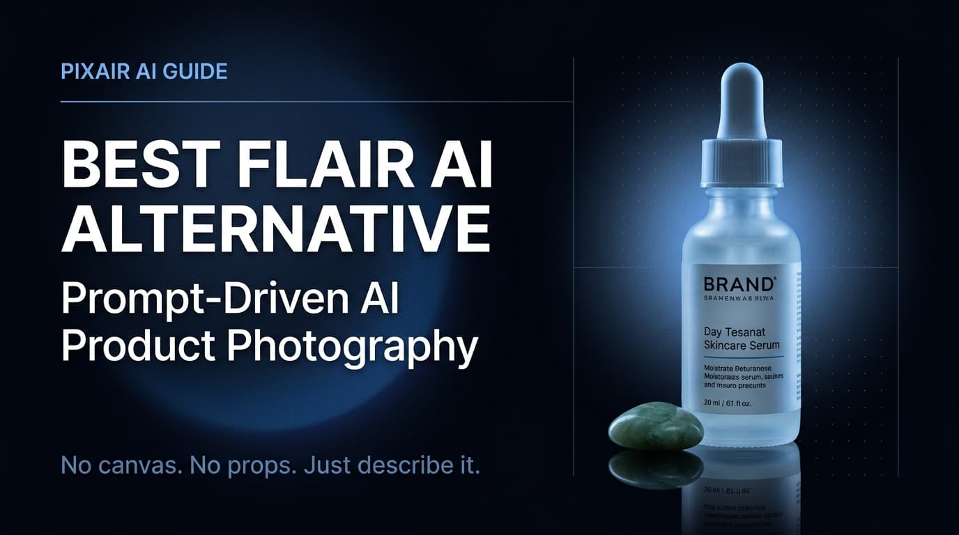 Best Flair AI Alternative: AI Product Photography Without the Canvas