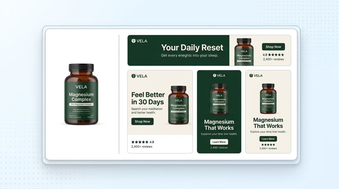 Ad campaign generator illustration