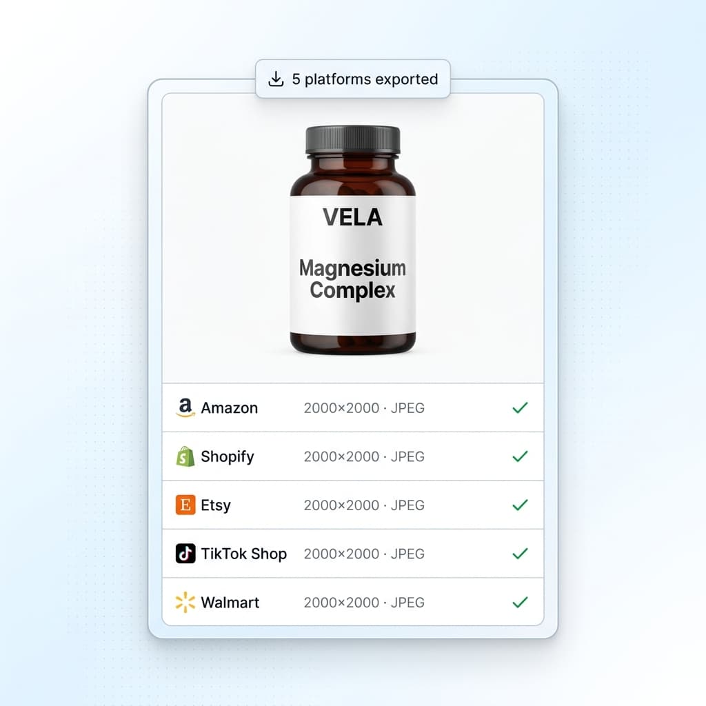 Ecommerce-ready export illustration