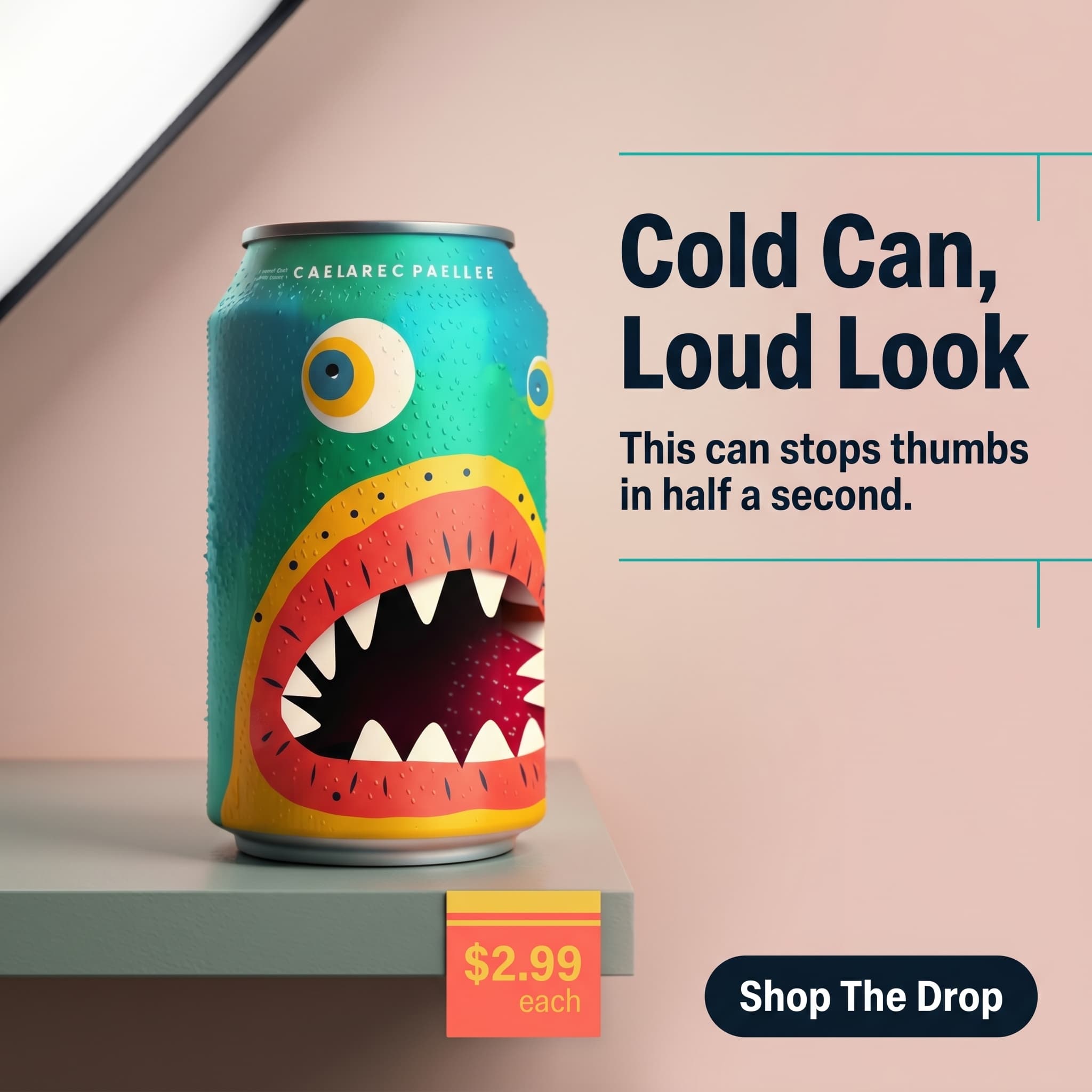 AI ad creative A/B test variation 19 - single-variable test cell generated from one product photo