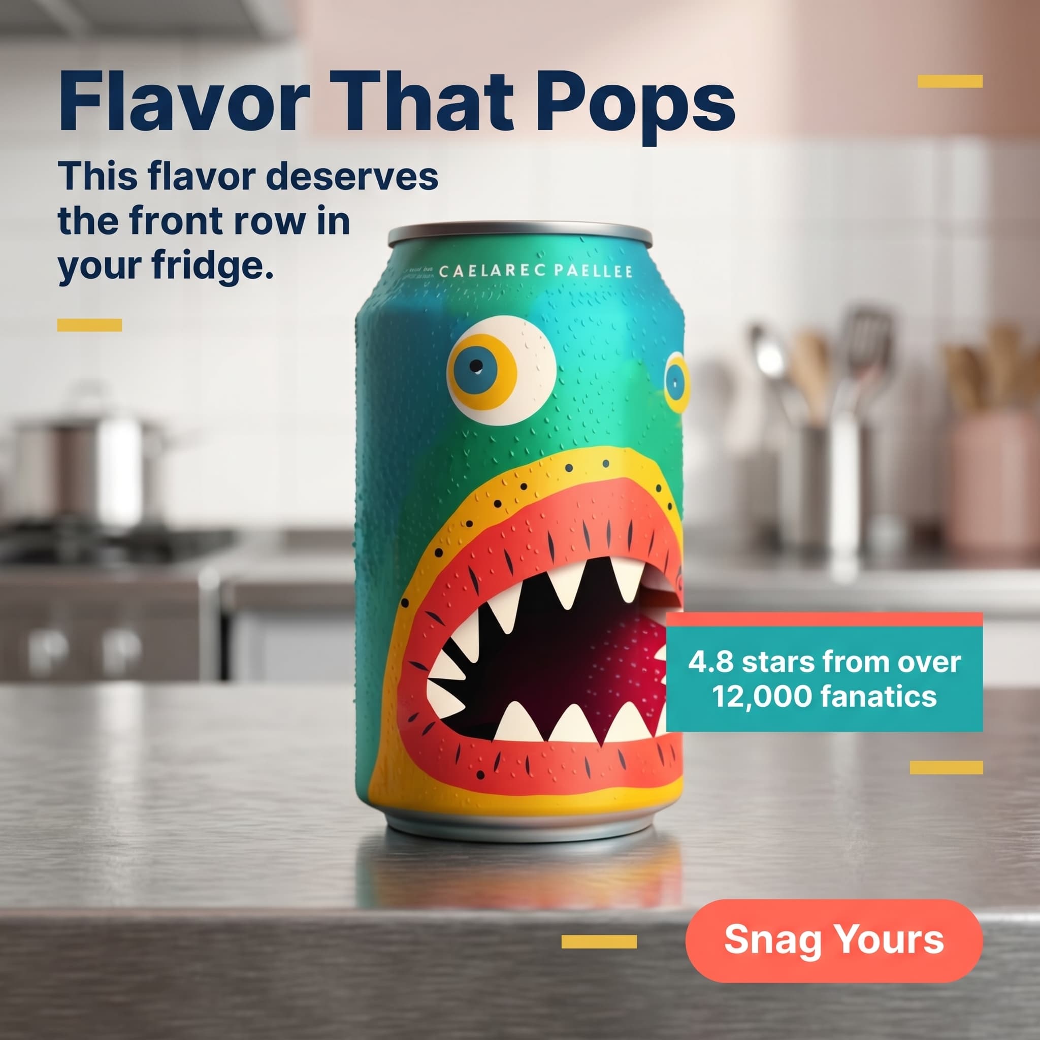 AI ad creative A/B test variation 25 - single-variable test cell generated from one product photo