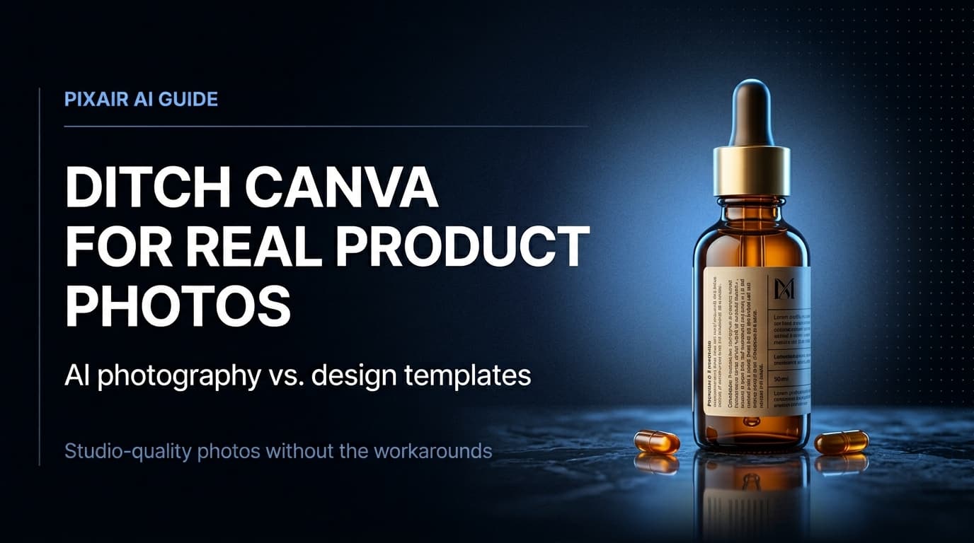 Best Canva Alternative for Product Photography: AI That Replaces the Whole Workflow