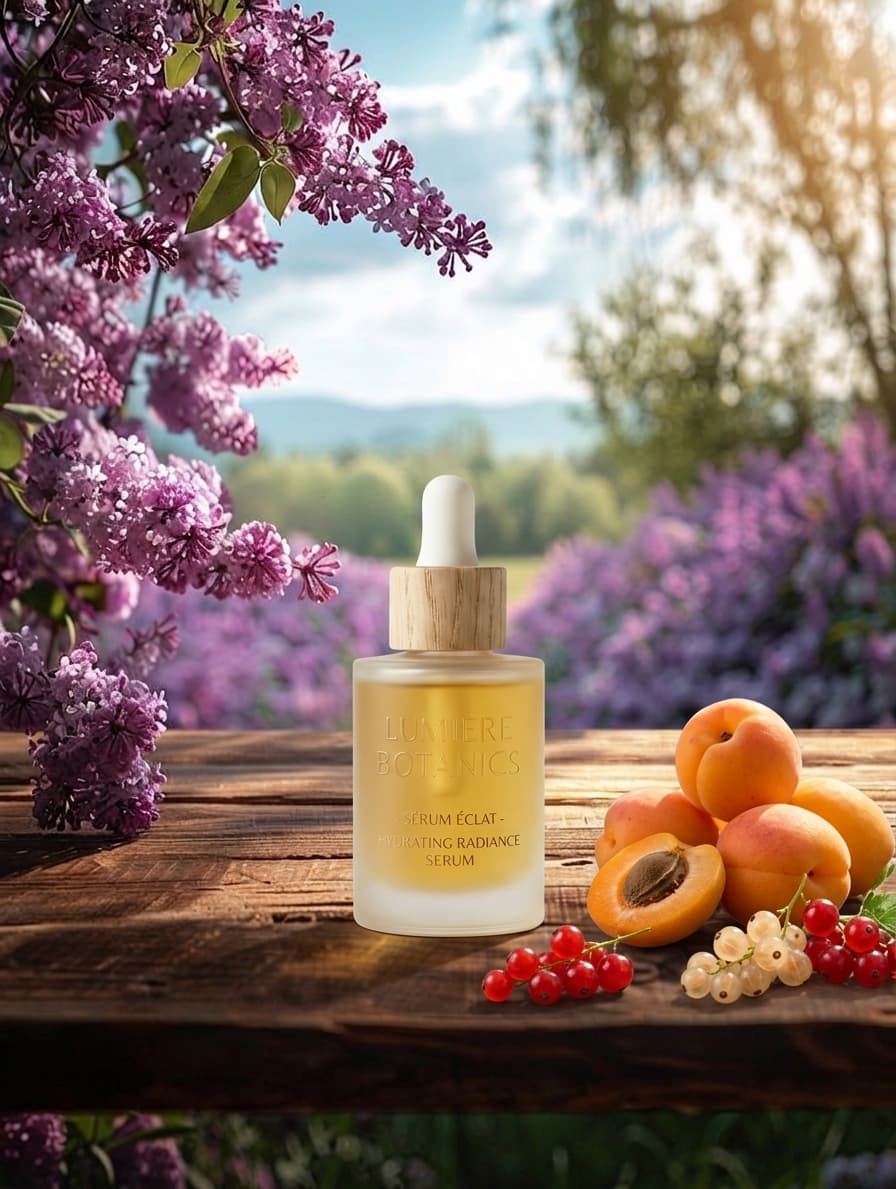 AI-generated product photo with fresh fruits added to the scene