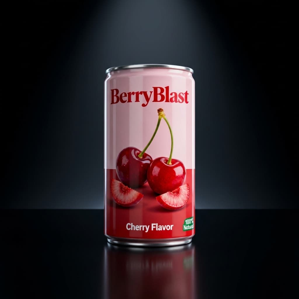 AI-generated product photo example - Dark studio